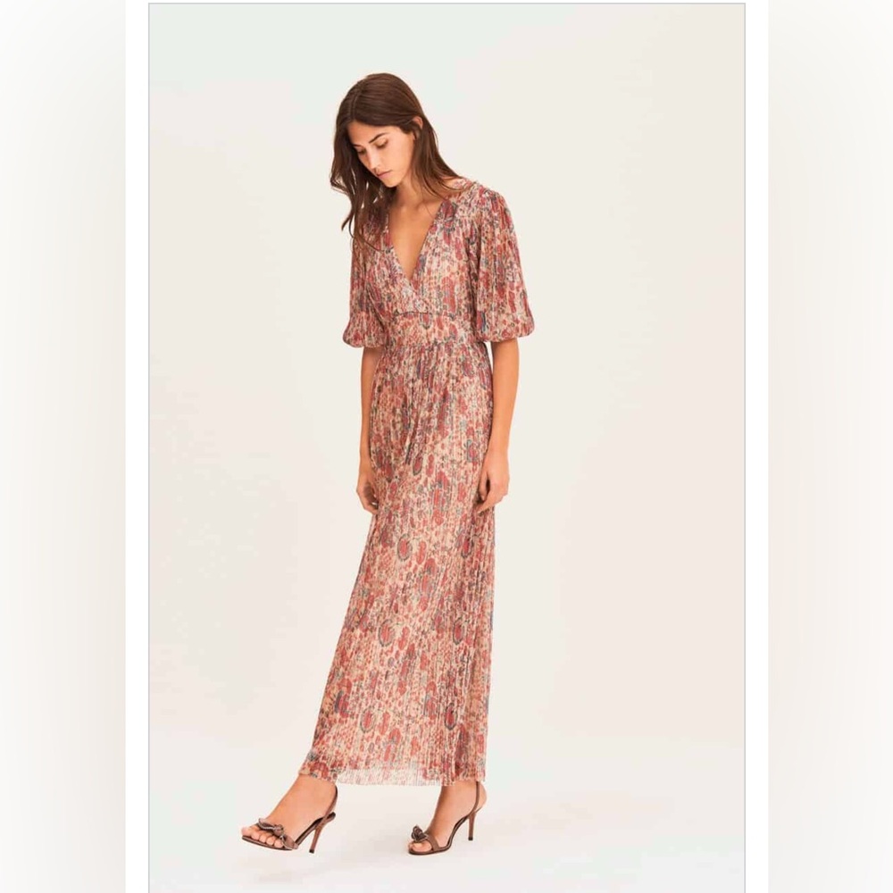 ba&sh Athena Tiered Maxi Dress